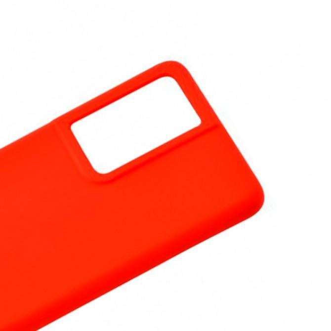 Чехол Original Soft Case Samsung G998B Galaxy S21 Ultra Красный FULL-1