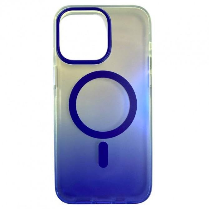 Чохол TPU+PC Phantom with MagSafe для Apple iPhone 15 Pro Max (6.7") Blue-1