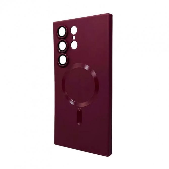 Чехол Cosmic Case MagSafe for Samsung S23 Ultra Wine Red