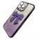 Накладка Glossy Bow для iPhone 16 Pro Purple