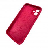 Силіконовий чохол для iPhone 11 Темно Червоний FULL (SQUARE SHAPE) Силіконовий чохол для iPhone 11 Темно Червоний FULL (SQUARE SHAPE)