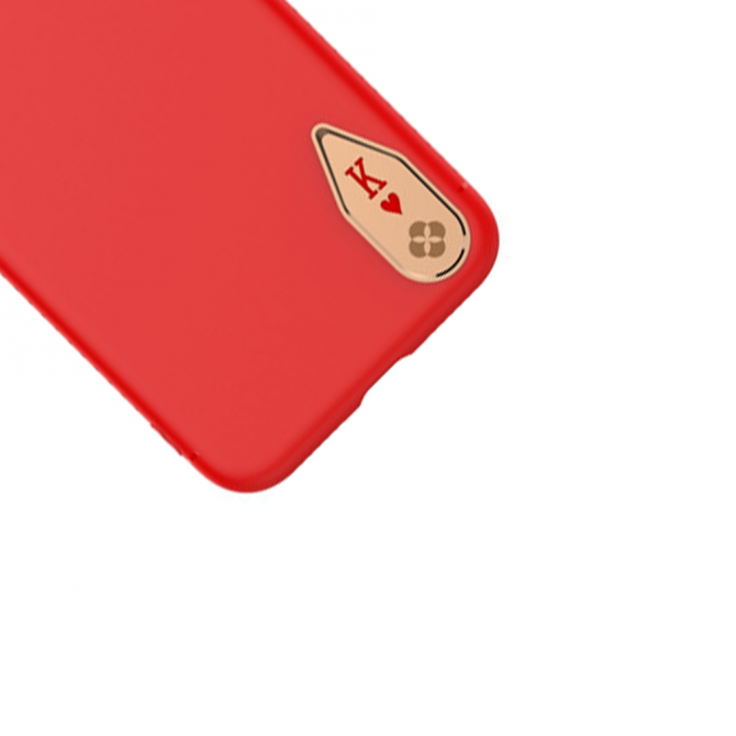 Чохол TOTU Design Poker series для iPhone X K-Червоний-3