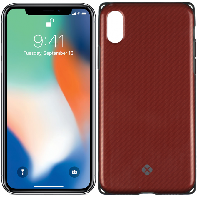 Чехол TOTU Design Han series fashion version для iPhone X Red