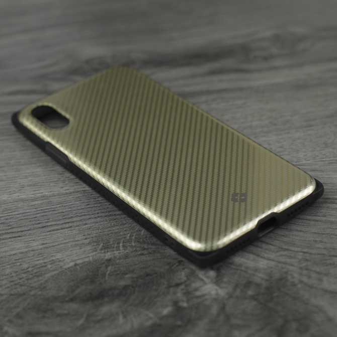 Чехол TOTU Design Han series fashion version для iPhone X Gold-3