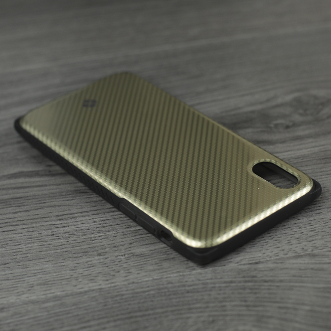 Чехол TOTU Design Han series fashion version для iPhone X Gold-4