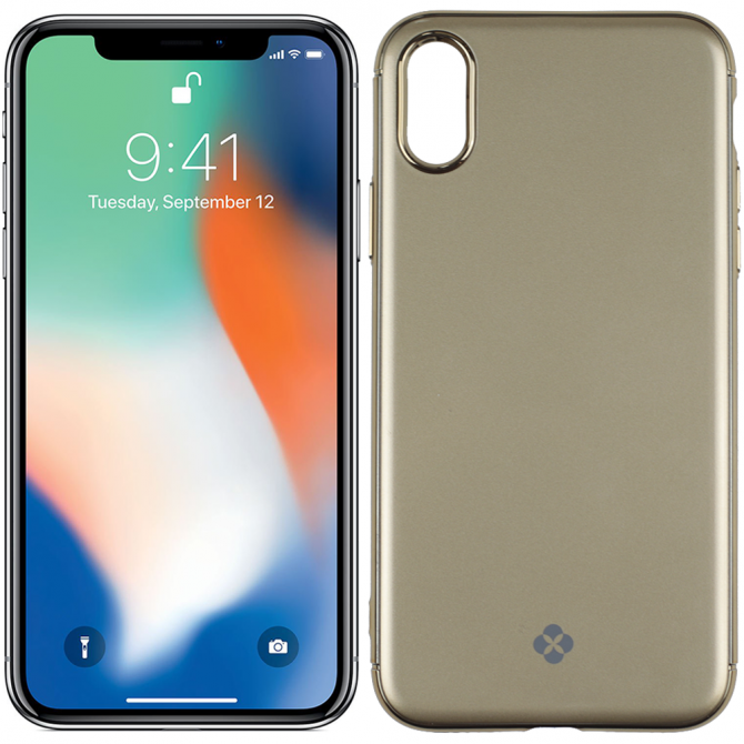 Чохол TOTU Design Furious series для iPhone X Золотий/Золотий