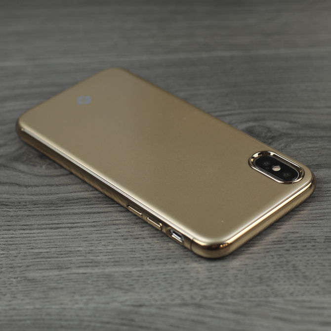 Чохол TOTU Design Furious series для iPhone X Золотий/Золотий-3