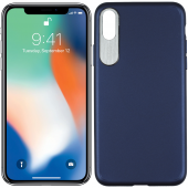 Чехол TOTU Design Pure color series exquisite version для iPhone X Blue