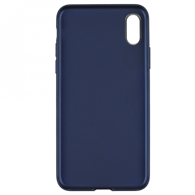 Чехол TOTU Design Pure color series exquisite version для iPhone X Blue-2