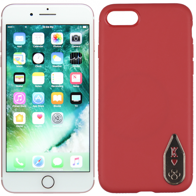 Чохол TOTU Design Poker series для iPhone 7/8 K-Червоний