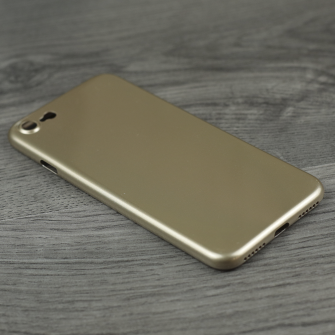 Чехол TOTU Design Crystal Clear series для iPhone 7/8 Gold-3