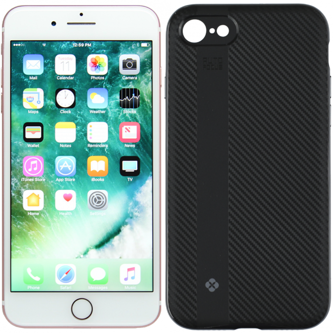 Чехол TOTU Design Blade series для iPhone 7/8 Чёрный/Серый