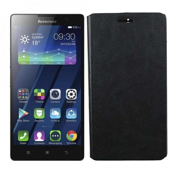 Чохол книжка для Lenovo P90 Чорний
