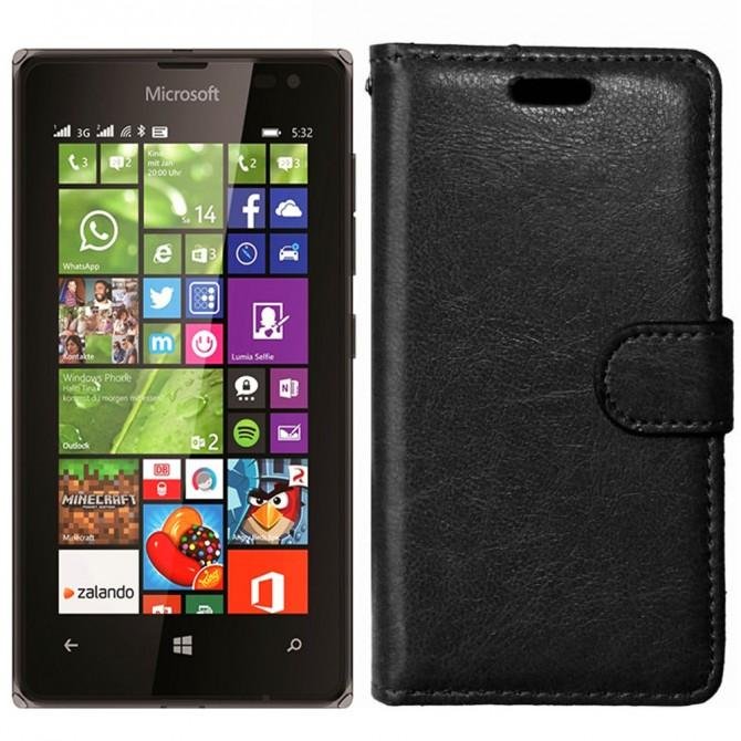 Чохол книжка для Nokia 435/532 (Microsoft) Чорний
