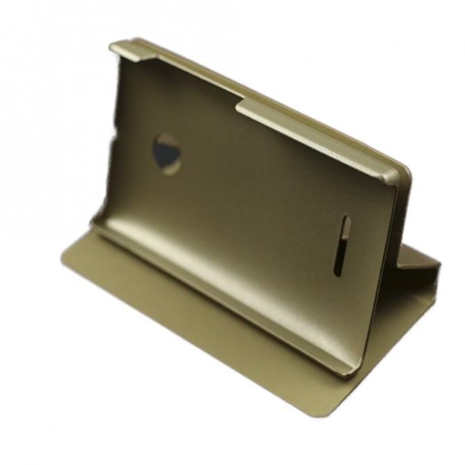Чохол книжка для Nokia 435/532 (Microsoft) Золотий-3