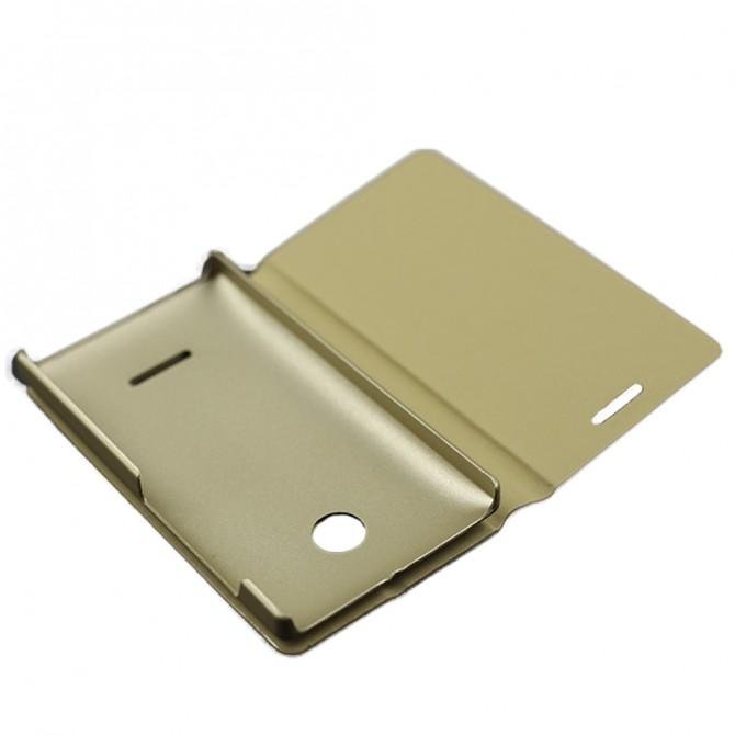 Чохол книжка для Nokia 435/532 (Microsoft) Золотий-4