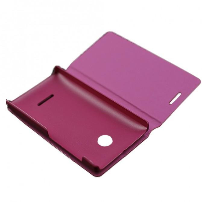 Чохол книжка для Nokia 435/532 (Microsoft) Рожевий-4
