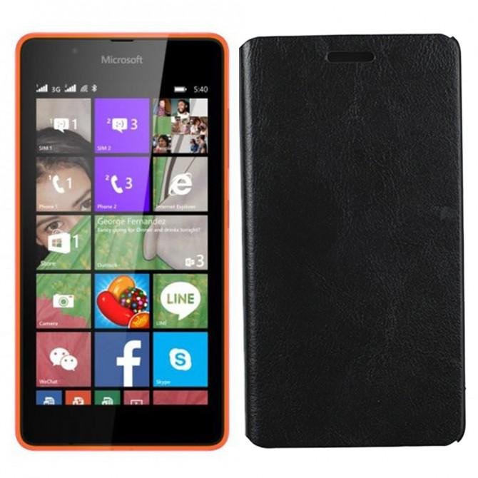 Чохол книжка для Nokia 540 (Microsoft) Чорний