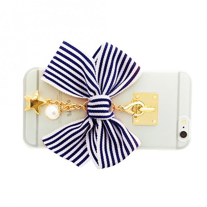 Чехол Bow with Tassel Case для iPhone 7 Blue-2