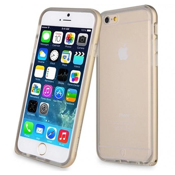 Бампер Metalic Slim для iPhone 6 Pink