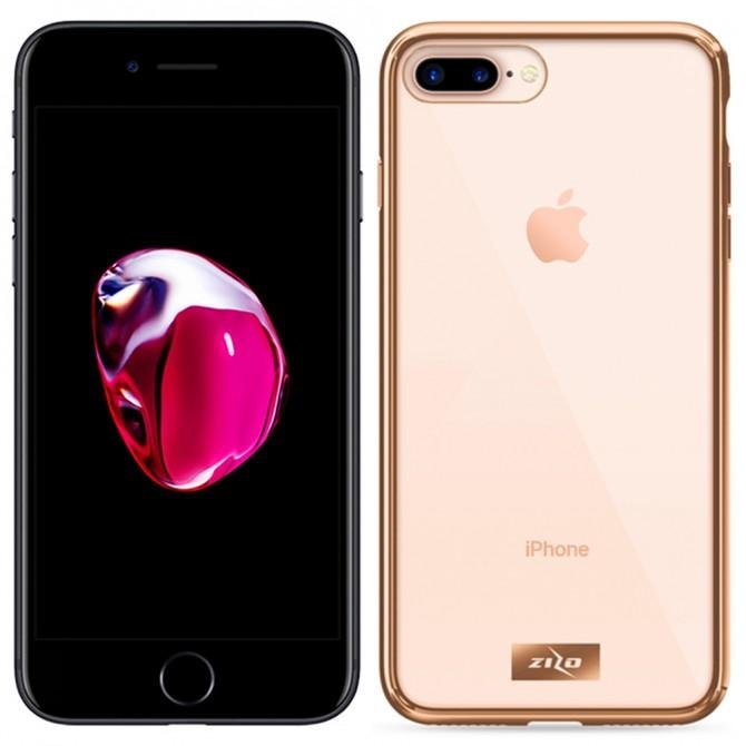 Бампер Metalic Slim для iPhone 7 Plus Золотий