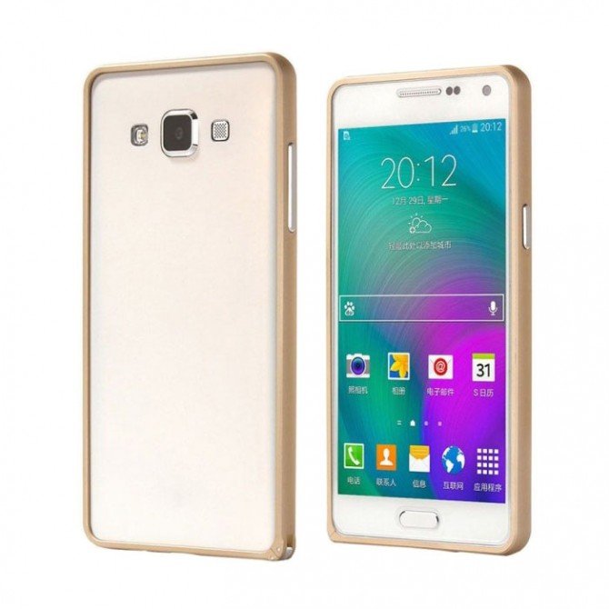 Бампер Metalic Slim для Samsung A300 (A3) Gold