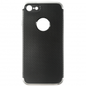 Чохол Carbon fiber with Metal bumper для iPhone 6S/6 Срібло Чохол Carbon fiber with Metal bumper для iPhone 6S/6 Срібло