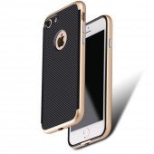 Чехол Carbon fiber with Metal bumper для iPhone 7/8 Gold Чехол Carbon fiber with Metal bumper для iPhone 7/8 Gold