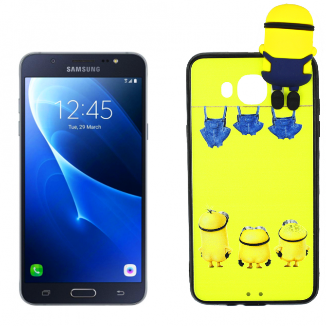 Чохол Cartoon Silicone Case для Samsung J710 (J7-2016) Minion