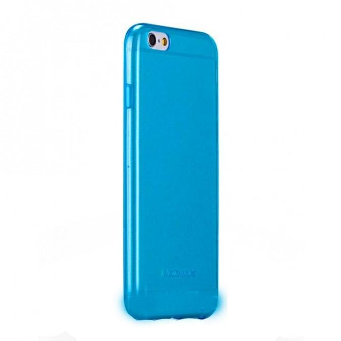Чехол Momax Clear Twist TPU case для Apple iPhone 6 blue (CCAPIP6B)-1