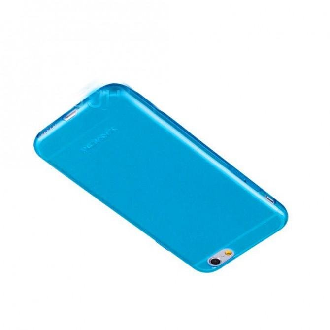 Чехол Momax Clear Twist TPU case для Apple iPhone 6 blue (CCAPIP6B)-3
