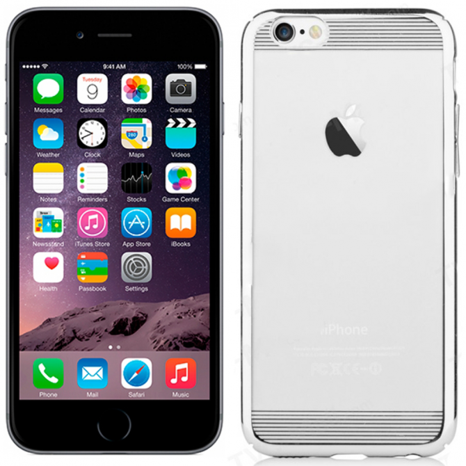 Чехол Comma Brightness для iPhone 6S/6 Silver
