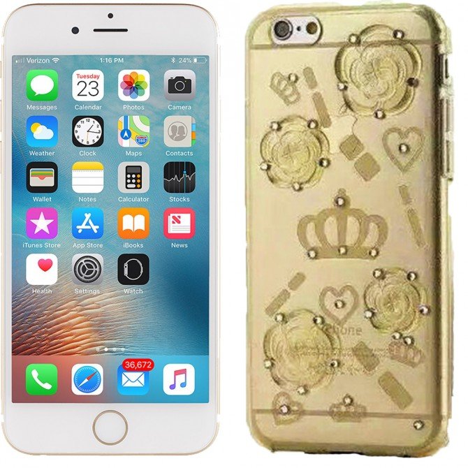 Чохол Crown TPU case для iPhone 6 mixcolor