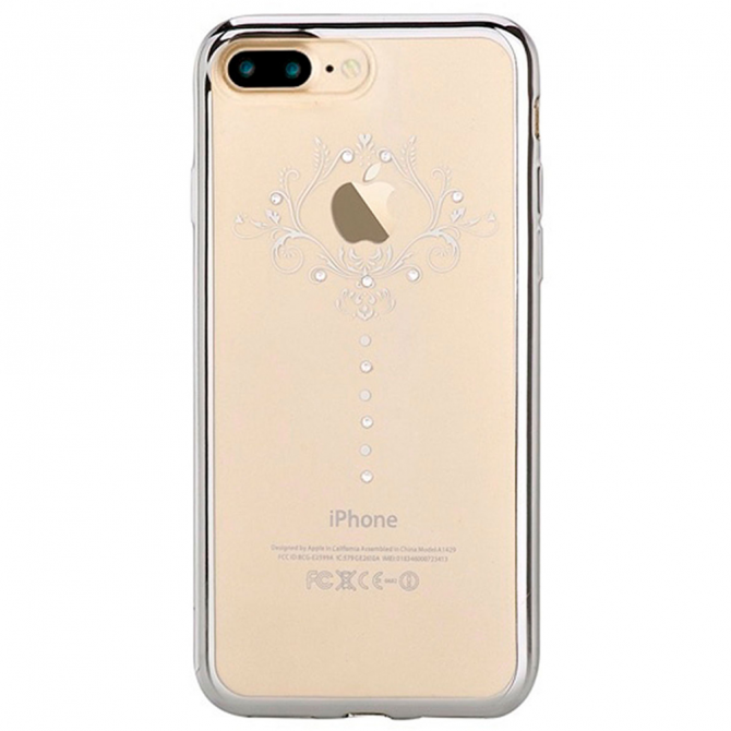 Чохол Devia Crystal Iris soft case для iPhone 7 Plus/8 Plus Срібло-1