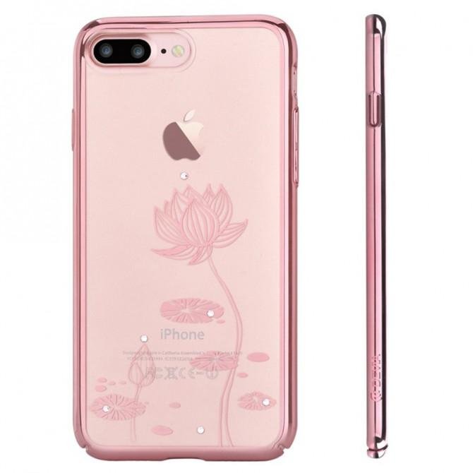 Чохол Devia Crystal Lotus для iPhone 7 Plus/8 Plus Рожеве Золото-4