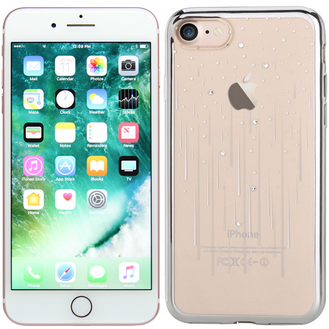 Чохол Devia Crystal Meteor soft case для iPhone 7/8 Срібло
