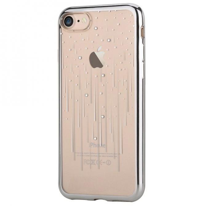 Чохол Devia Crystal Meteor soft case для iPhone 7/8 Срібло-2