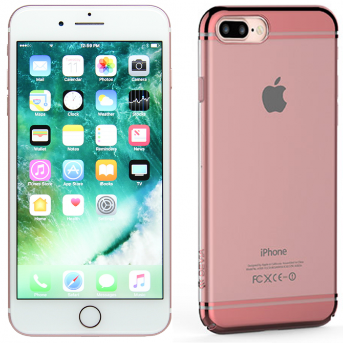 Чохол Devia Glimmer2 для iPhone 7 Plus/8 Plus Рожеве Золото