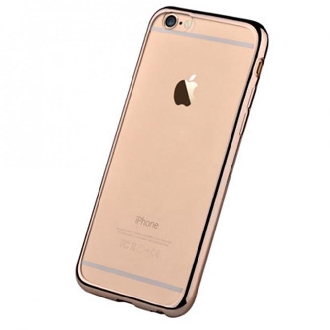 Чехол Devia Glitter Soft Case для iphone 6/6S Champagne Gold-2