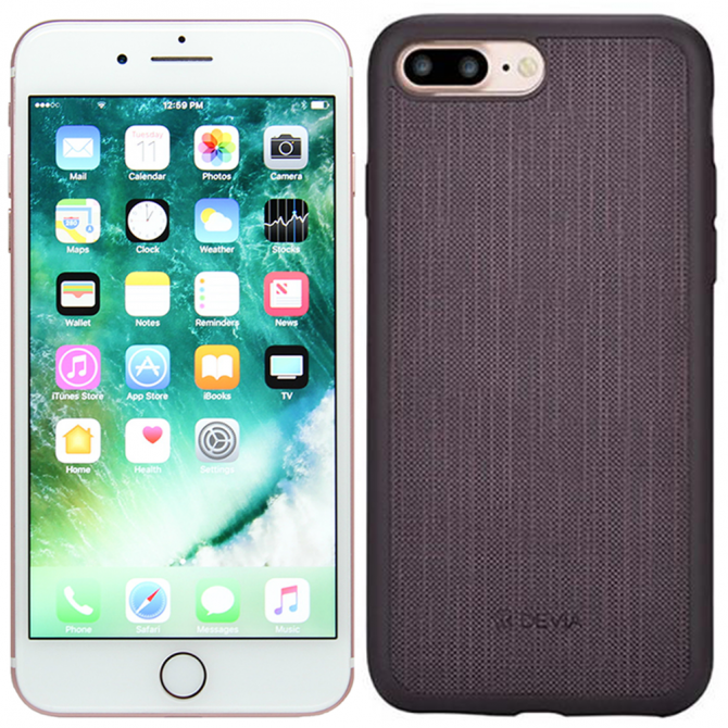 Чохол Devia Jelly Slim case England для iPhone 7 Plus/8 Plus Wine Red