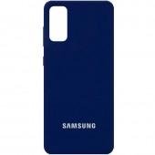 Чохол накладка Original Soft Case Samsung G980 Galaxy S20 Темно Синій FULL