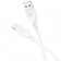 Кабель USB Borofone BX113 Lenny MicroUSB 2.4A White 1m