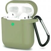 Чехол U-Like Silicone Protective Case For Airpods Khaki
