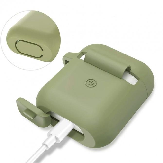 Чехол U-Like Silicone Protective Case For Airpods Khaki-1