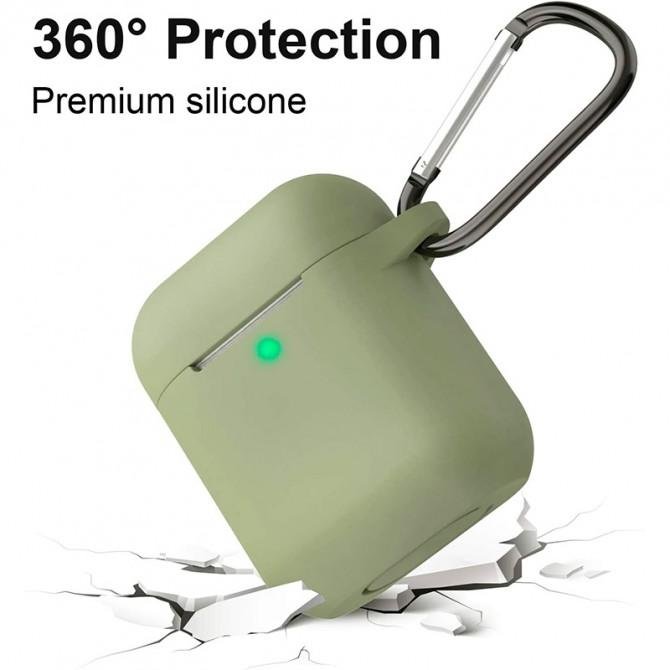 Чехол U-Like Silicone Protective Case For Airpods Khaki-2