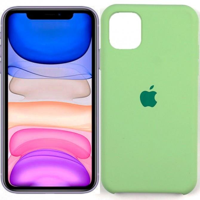 Оригінальний силіконовий чохол для iPhone 11 Бірюзовий