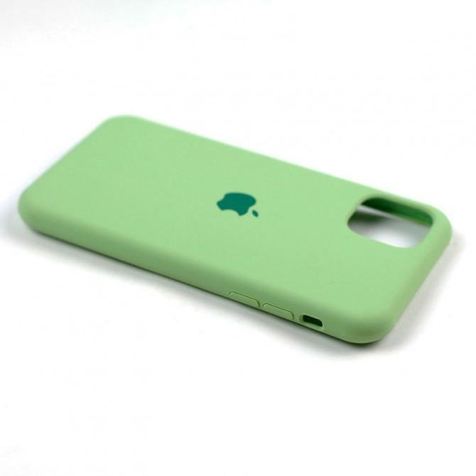 Оригінальний силіконовий чохол для iPhone 11 Бірюзовий-1