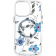 Чехол TPU+PC Clear Garden with MagSafe для Apple iPhone 16 (6.1") (Blue Blossom)