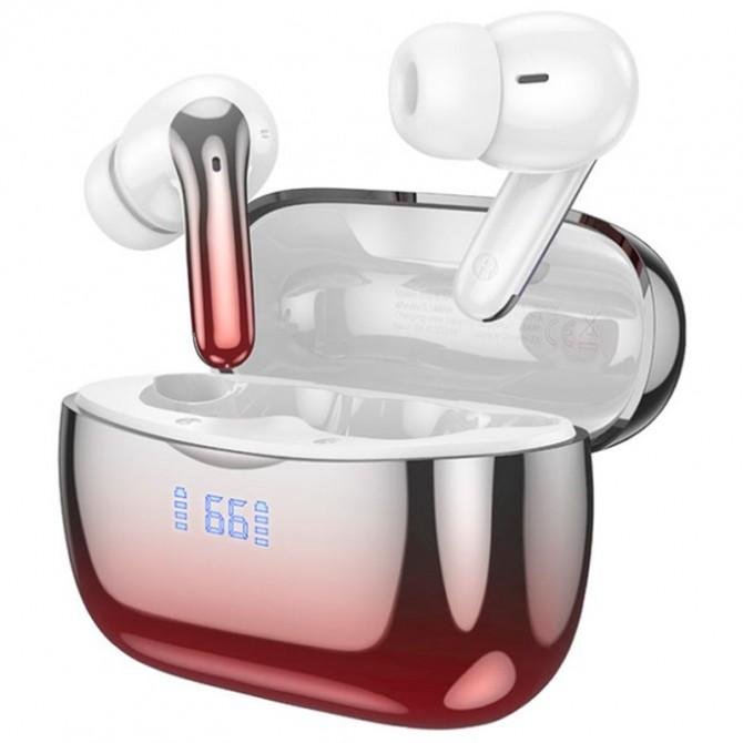 Беспроводные TWS навушники Hoco EQ16 Shine ANC+ENC (Red glaze)
