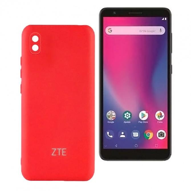 Чехол-накладка Original Soft Case ZTE Blade A3 2020 Красный FULL-1